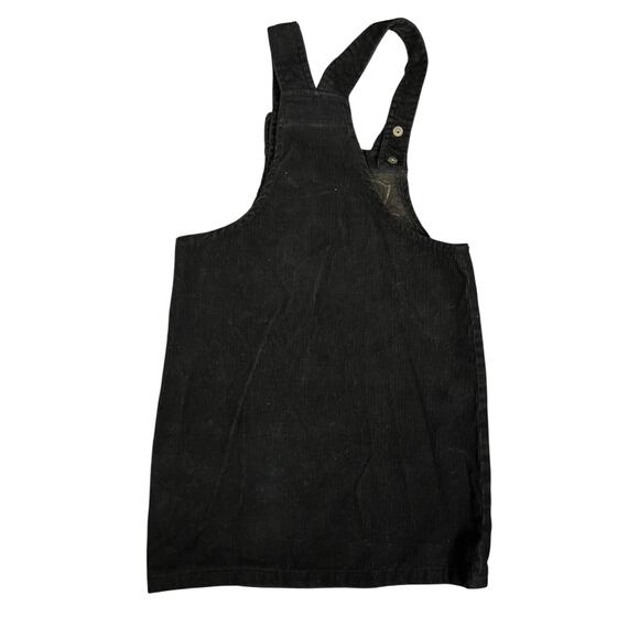 Girl's The Children's Place Corduroy Black Cat Overalls Dress - Size 5T - Picture 4 of 4